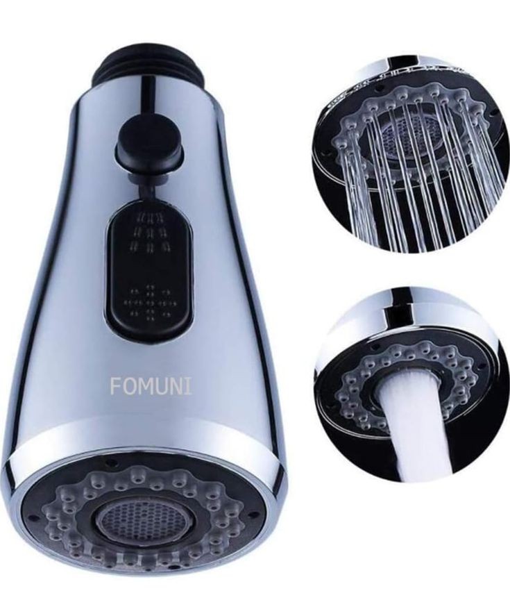 3-Mode Kitchen Faucet Spray Head – 360° Rotatable Pull Down Replacement Nozzle with Stream, Spray & Sweep Modes
