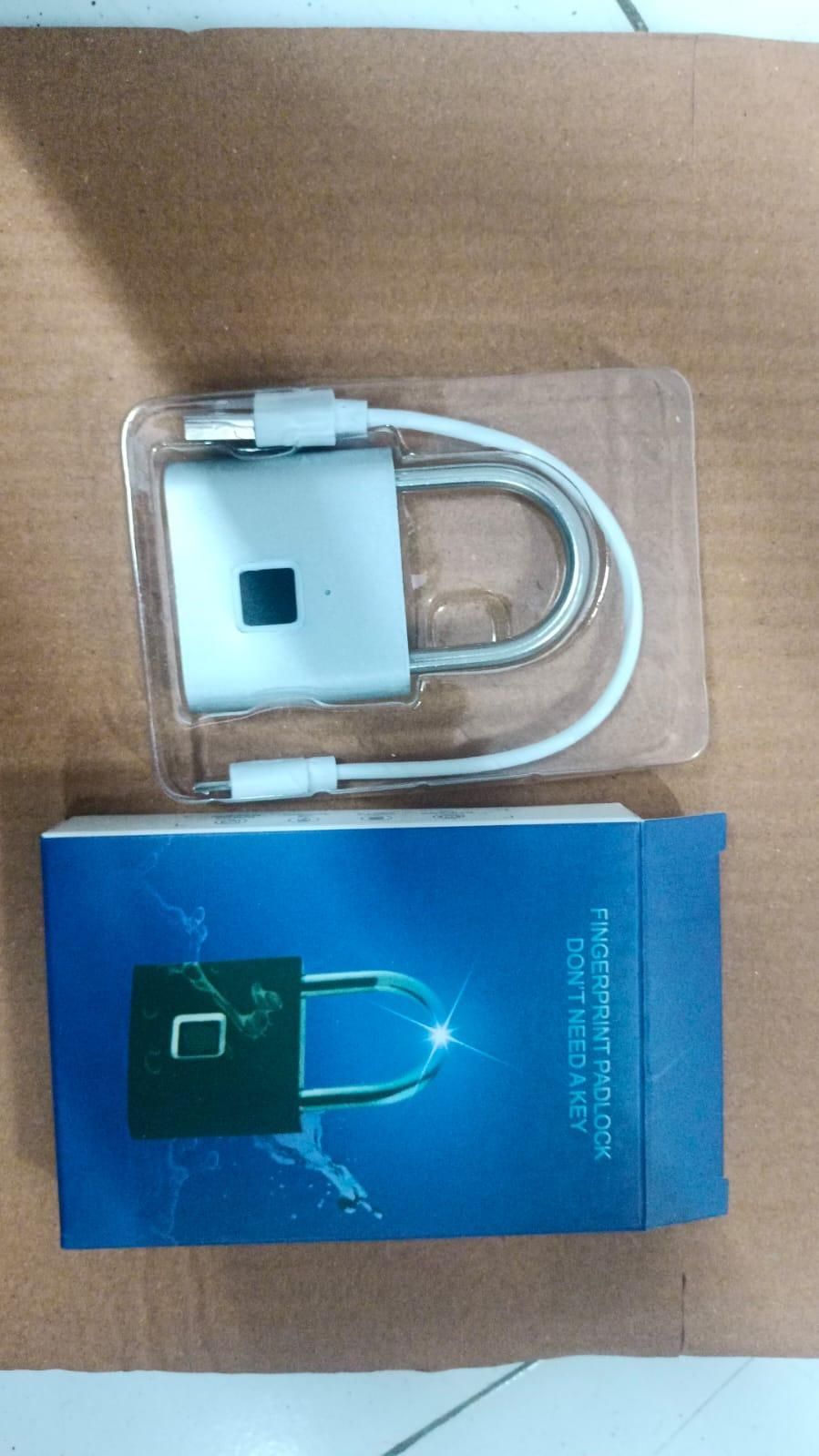 Smart Fingerprint Padlock | Keyless Biometric Lock | USB Rechargeable Waterproof Security Lock for Home, Office, Gym, Bags & Gates
