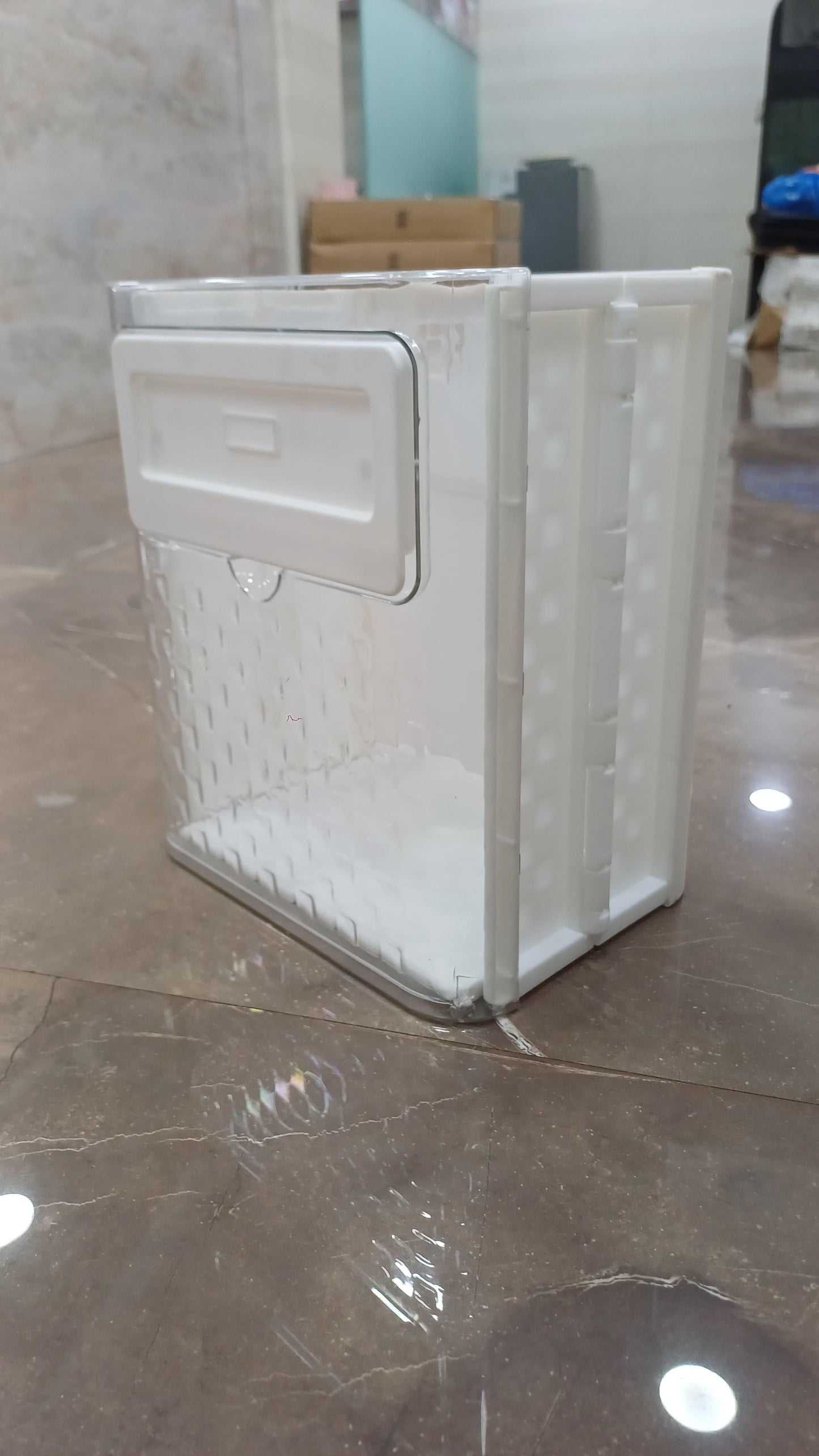 Wall-Mounted Kitchen Trash Bin | Hanging Garbage Container with Lid | Space-Saving Waste Bin for Home, Kitchen & Bathroom