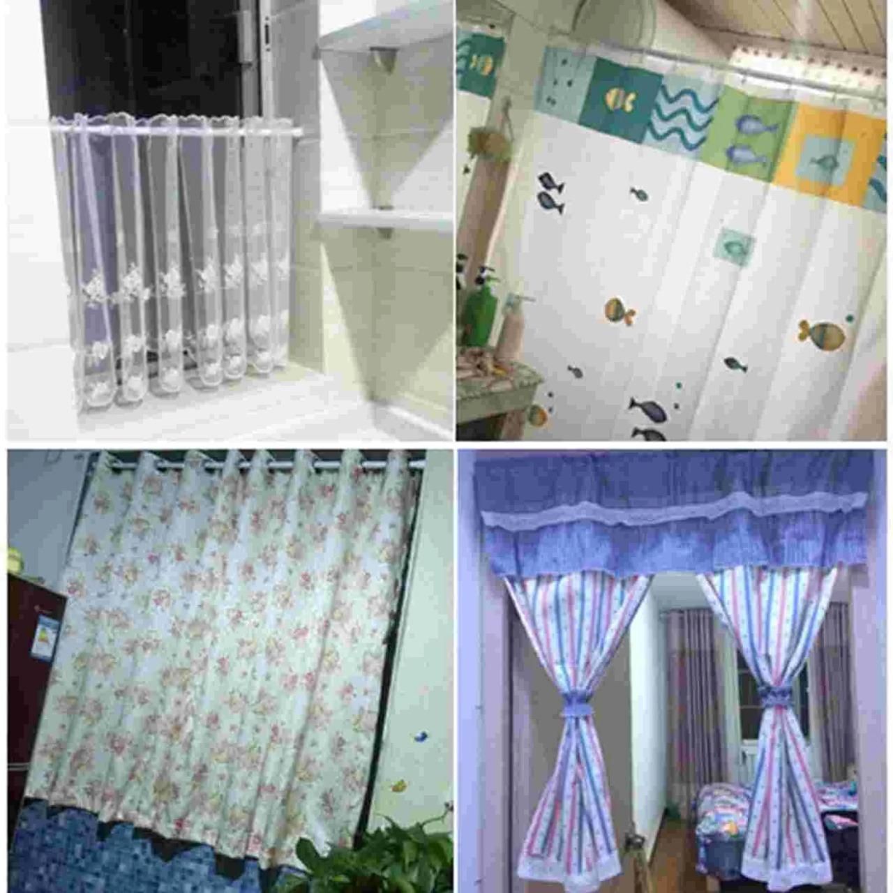 Adjustable Stainless Steel Telescopic Rod – Multipurpose Curtain, Clothes & Storage Hanging Rod
