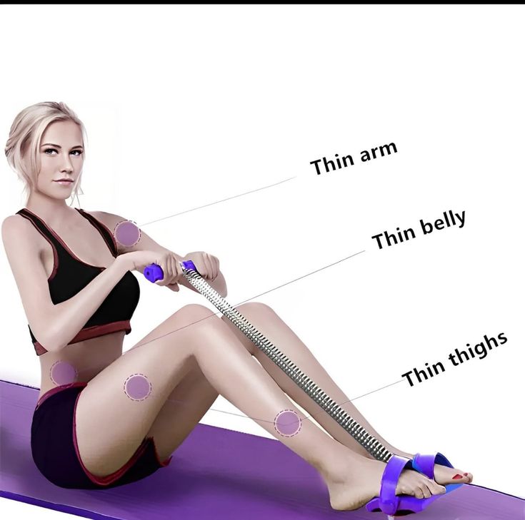 Tummy Trimmer Single Spring Ab Exerciser Fat Burner for Men & Women Ab Exerciser (Black)