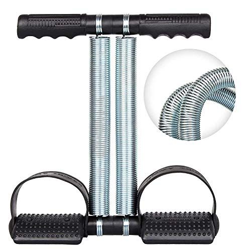 Tummy Trimmer Single Spring Ab Exerciser Fat Burner for Men & Women Ab Exerciser (Black)