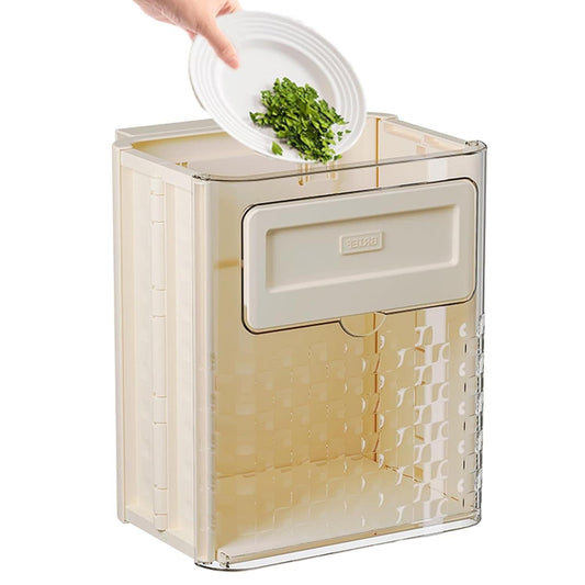 Wall-Mounted Kitchen Trash Bin | Hanging Garbage Container with Lid | Space-Saving Waste Bin for Home, Kitchen & Bathroom